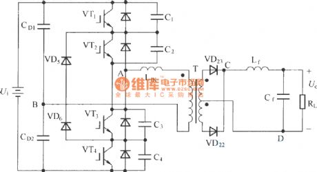 No-voltage switch three levle DC converter