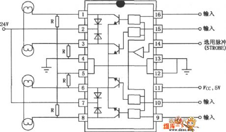 Low input current low power consumption peripheral driver circuit