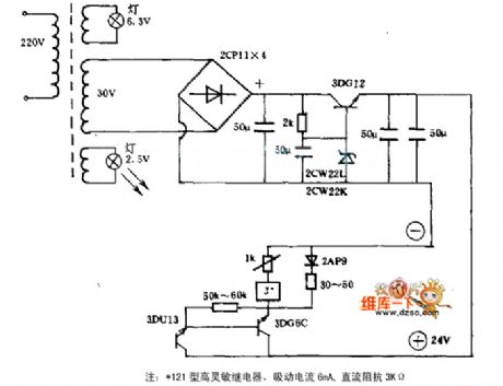 Control double paper photosensitive circuit diagram