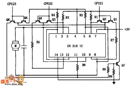 Zoom DC motor driver circuit diagram