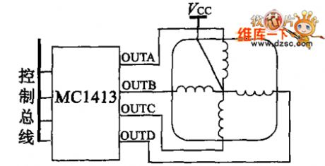 MC1413 drive circuit diagram
