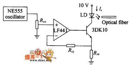 Optical power driving circuit diagram