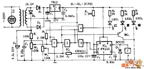 Automatic instructions protection circuit diagram