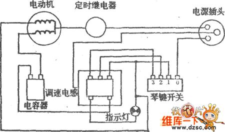 Electric fan speed regulation circuit