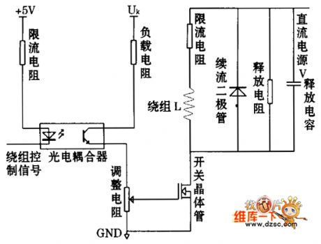 Single-voltage drive circuit diagram
