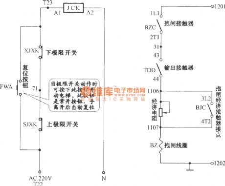 Beijing Tujie elevator brake circuit