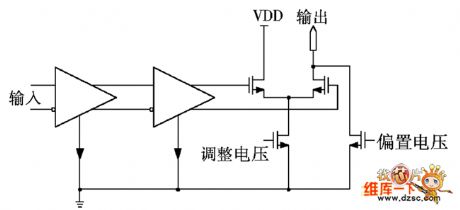 Parallel optical transmit module drive circuit diagram