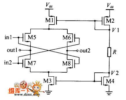 Dual current source drive circuit diagram