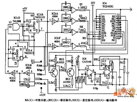 CCD drive circuit diagram