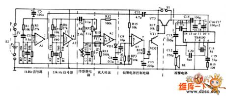 Auto saving alarm working principle circuit