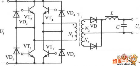 Full-bridge power convertor circuit diagram with increase output power