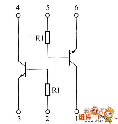 The internal circuit diagram of crystal diode IMH15A、IMH21