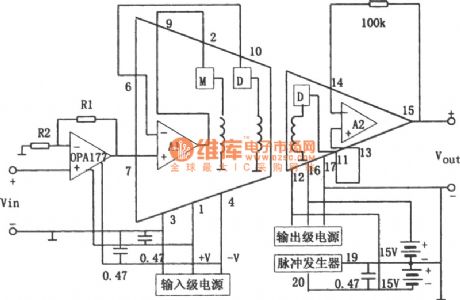 low level signal isolated amplifier circuit diagram with isolated amplifier 3656