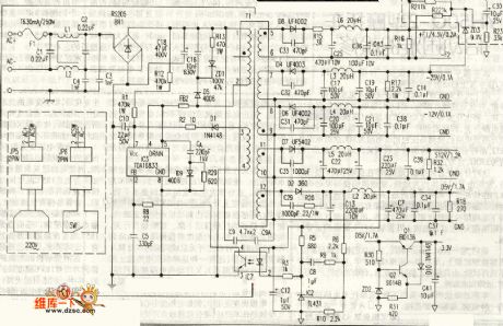 ALP-803KDVD Switching power supply circuit diagram