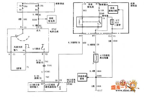 Buick air condition compressor circuit diagram
