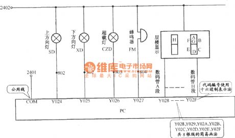 Beijing Tujie elevator indicator light circuit