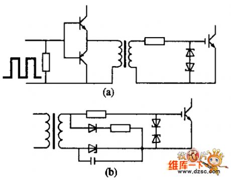 Transformer isolation drive circuit diagram