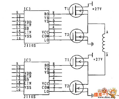 Bridge power drive circuit diagram