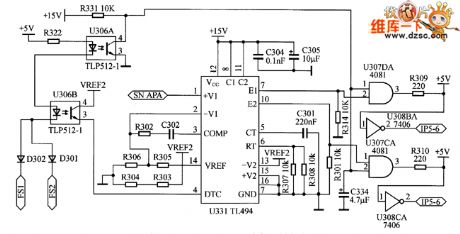 TL494 PWM circuit diagram