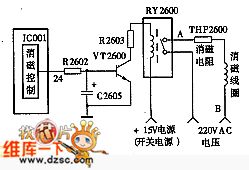 New degaussing principle circuit
