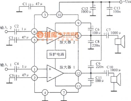 TA7240AP application circuit
