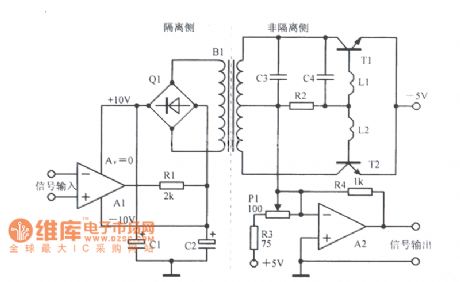 Current load isolating amplifier circuit
