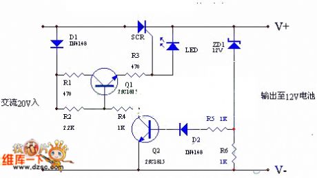 Motorcycle charging circuit diagram - Battery_Charger - Power_Supply