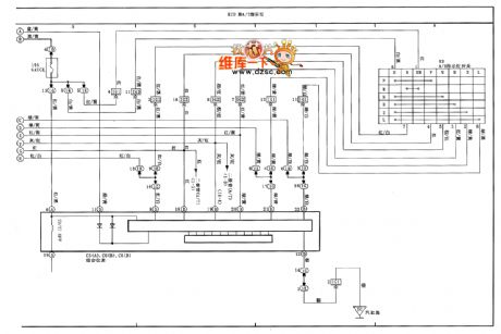 Tianjin VIOS ECT and A/T indicator light circuit diagram(first)