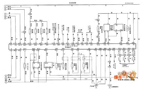 Tianjin VIOS engine control circuit diagram(first)