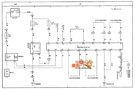 Tianjin VIOS anti-lock braking system(ABS) circuit diagram
