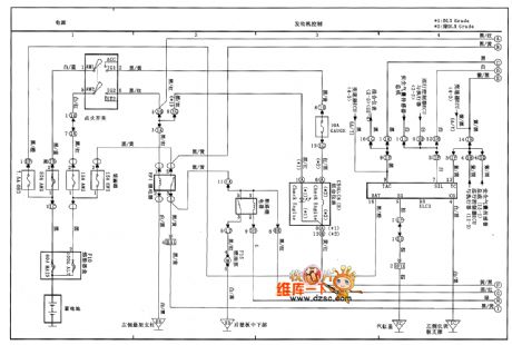 Tianjin VIOS engine control circuit diagram