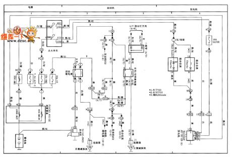 Tianjin VIOS power supply、electromotor and generator circuit diagram