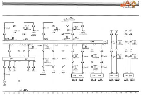 Audi A6 saloon car super bass speaker circuit diagram