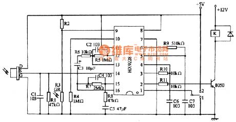 Pyroelectric infrared switch circuit diagram