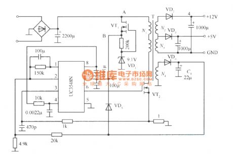 Start-up circuit adopts FET