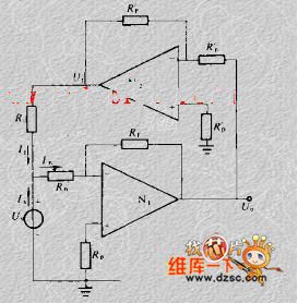 High input resistance inverting amplifier circuit diagram