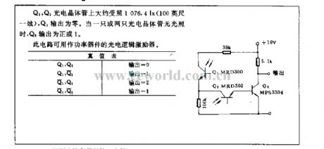 Photoelectricity logic circuit