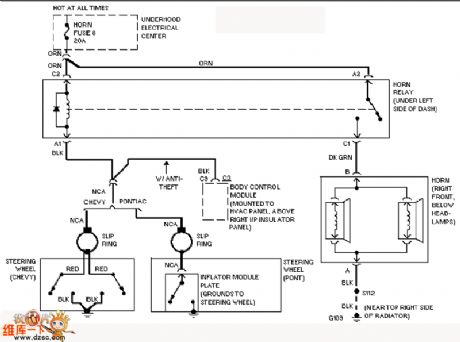 Pontiac speaker circuit diagram