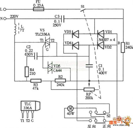 Rolling massage Bailing brand circuit diagram