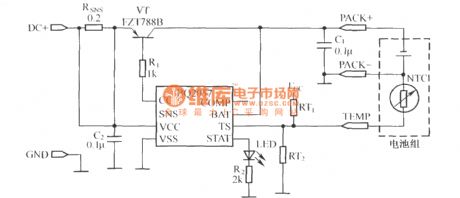BQ2057 charger circuit using PNP transistor