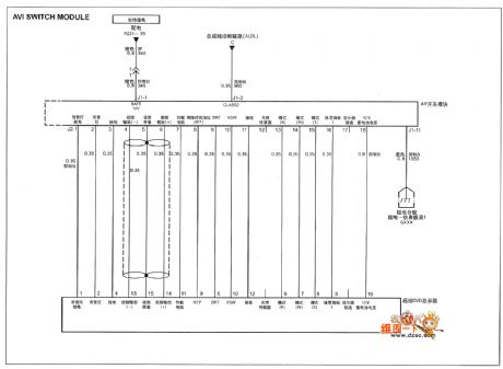 Shanghai GM Buick LaCrosse car entertainment system schematic (5)