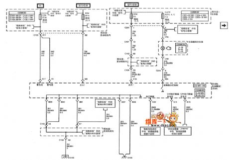 Shanghai GM Chevrolet Epica car 2.0 L engine circuit (1)