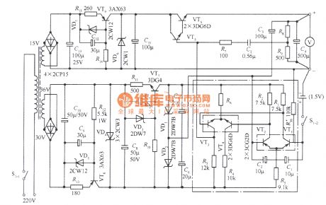 2V precise stabilized voltage supply circuit