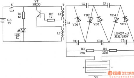Ming xie electronic swatter circuit