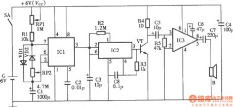 Electronic cat rodent repeller circuit