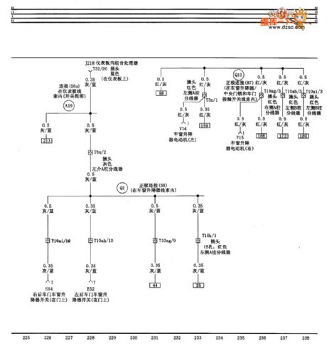 Audi A6 saloon car automatic transmission circuit diagram ten