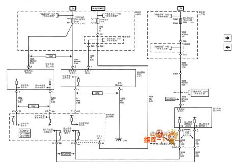Shanghai GM Cadillac CTS car anti-theft system schematic (3)