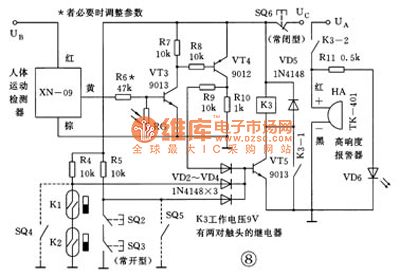 Pyroelectric infrared detector and its application circuit diagram