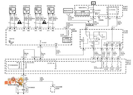 The engine remote start system schematic of Shanghai GM Cadillac XLR car
