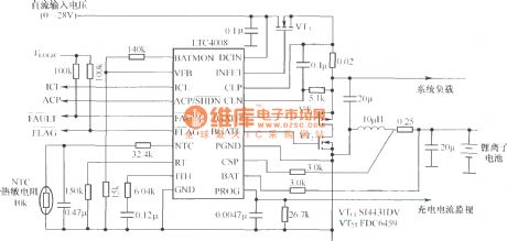 4A/12.3V lithium ion battery charger circuit
